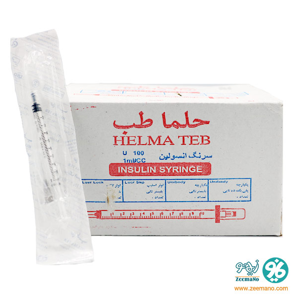 خرید اینترنتی سرنگ انسولین لوئرلاک حلما طب گیج 27