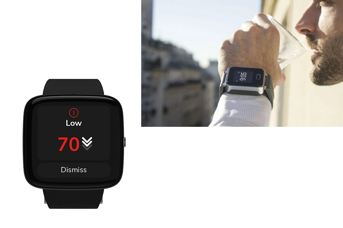 دستگاه قند خون مچی k watch glucose
