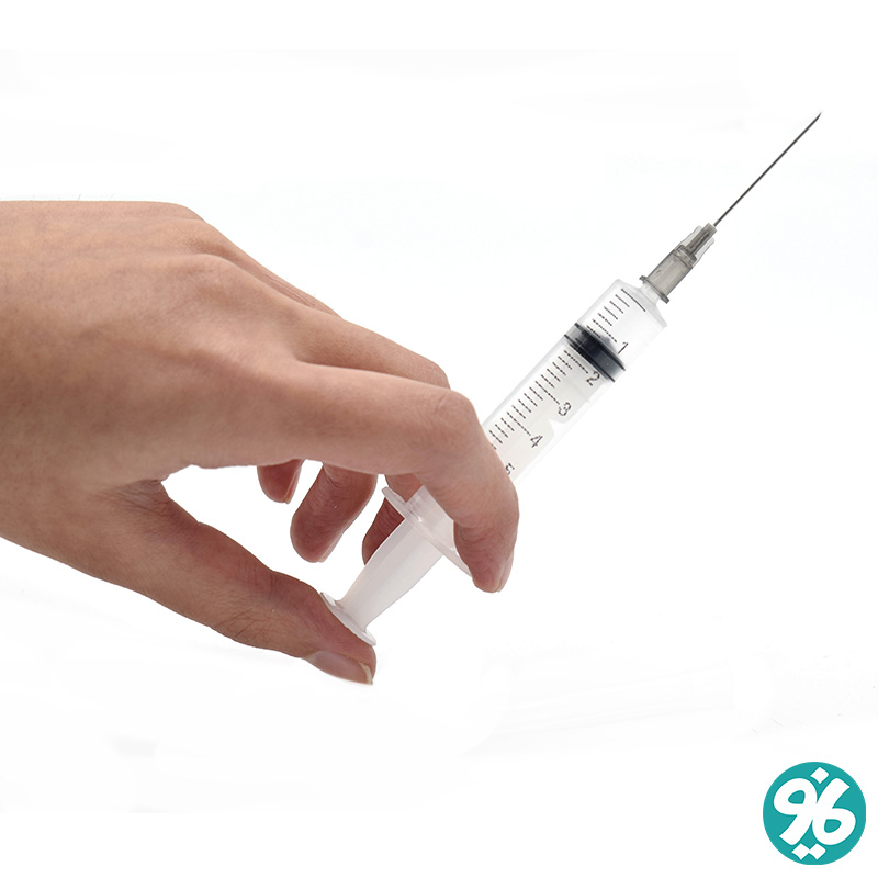 قیمت و فروش آنلاین سرنگ 5 سی‌سی سه قطعه فشاری معمولی ( لوئراسلیپ ) 1300 عددی شفا