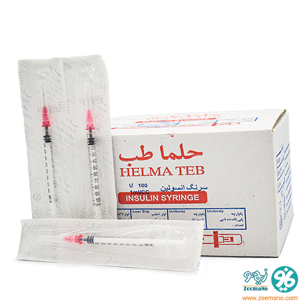 خرید اینترنتی سرنگ انسولین سرسوزن جدا لوئرلاک حلما طب گیج 29